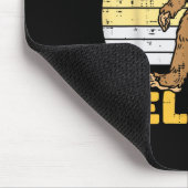 Bigfoot Sasquatch Glaube an Kindheitskrebs-Schleif Mousepad (Ecke)