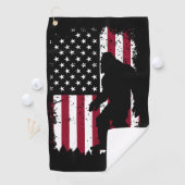 Bigfoot  – Sasquatch Golf Bag  Golfhandtuch (Insitu)