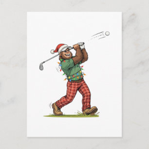 Bigfoot Sasquatch Golf Weihnachten 2026 Feiertag