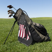 Bigfoot - Sasquatch Golfbag Golfhandtuch (Gras)