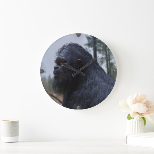 bigfoot, sasquatch große wanduhr (Zuhause)