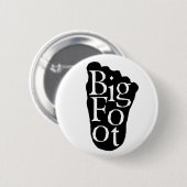 Bigfoot! Sasquatch großer FußYeti Button (Vorne & Hinten)