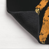 Bigfoot Sasquatch Heart With Arrow Funny Valentine Mousepad (Ecke)