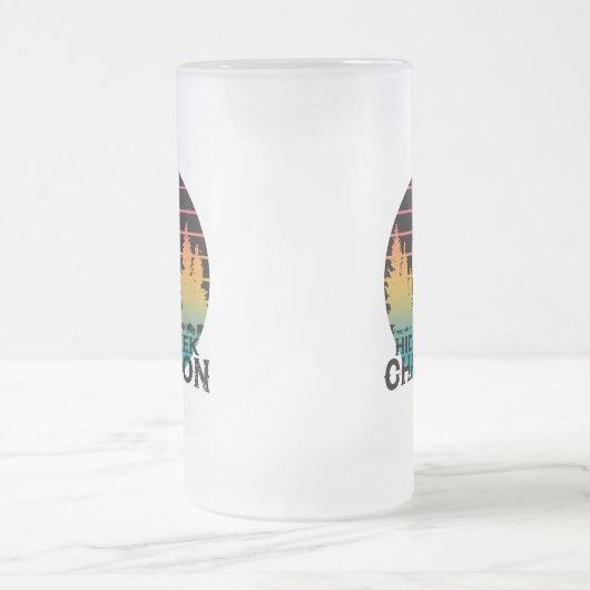 Bigfoot Sasquatch Hide & Seek Champion Mattglas Bierglas (Mittel)