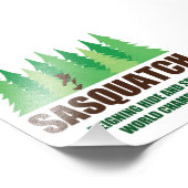Bigfoot Sasquatch Hide und Seek World Champion Fotodruck (Ecke)