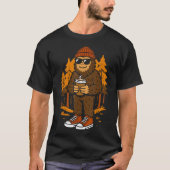 Bigfoot Sasquatch Hipster Männer Frauen Kinder T-Shirt (Vorderseite)