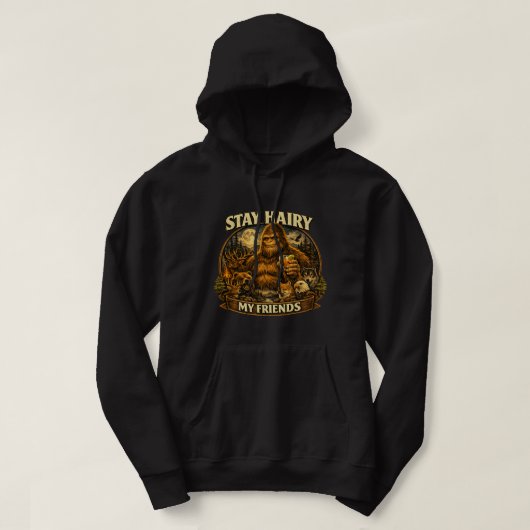 Bigfoot Sasquatch Hoodie (Design vorne)