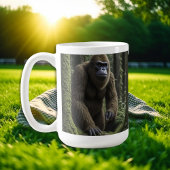 Bigfoot Sasquatch im Wald Kaffeetasse