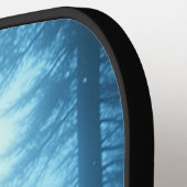 Bigfoot Sasquatch im Wald Pickleball Schläger (Linke Seite)