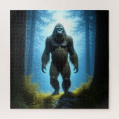 Bigfoot Sasquatch im Wald Puzzle (Vertikal)