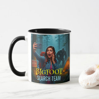 Bigfoot Sasquatch In The Woods Coffee Mug Tasse