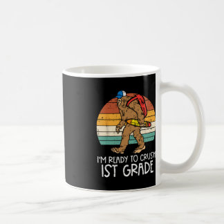 Bigfoot Sasquatch ist bereit, um die erste Stufe D Kaffeetasse