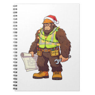 Bigfoot Sasquatch Klempner Lustig Blaumann Notizblock