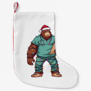 Bigfoot Sasquatch Krankenschwester Weihnachten Ges Kleiner Weihnachtsstrumpf