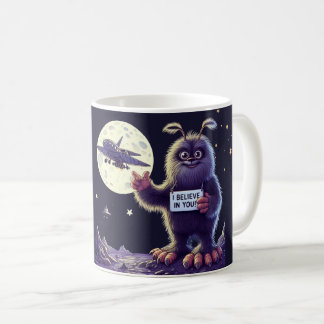 Bigfoot Sasquatch Moon Yeti Glauben Kaffeetasse