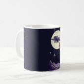 Bigfoot Sasquatch Moon Yeti Glauben Kaffeetasse (Vorderseite Links)