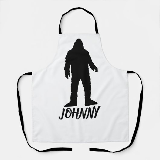 BIGFOOT SASQUATCH PERSONALISIERTER KUNDE IHM SCHÜR SCHÜRZE (Vorderseite)