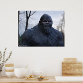 BIGFOOT SASQUATCH-PORTRAGIE POSTER (Küche)