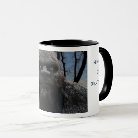 BIGFOOT SASQUATCH-PORTRAGIE TASSE (VorderseiteRechts)