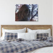 BIGFOOT SASQUATCH PORTRAIN IN PROFIL BEI DUSK III LEINWANDDRUCK (Insitu (Schlafzimmer))