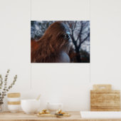 BIGFOOT SASQUATCH-PORTRAIN IN PROFIL BEI DUSK IV POSTER (Küche)