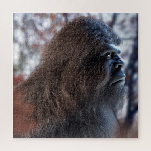 BIGFOOT SASQUATCH PORTRAIN IN PROFIL BEI DUSK PUZZLE (Vertikal)