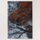 BIGFOOT SASQUATCH PORTRAIN IN PROFIL BEI DUSK V PUZZLE (Vertikal)