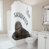 BIGFOOT SASQUATCH PORTRAIT Duschvorhang (Beispiel)