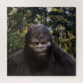 BIGFOOT SASQUATCH PORTRAIT ORANGE AUGEN PUZZLE (Vertikal)