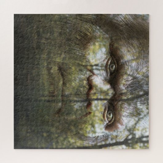 BIGFOOT SASQUATCH PORTRAIT Puzzle (Horizontal)