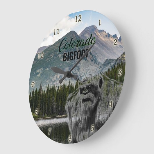 BIGFOOT SASQUATCH-PORTRALAUFBAHN GROßE WANDUHR (Winkel)