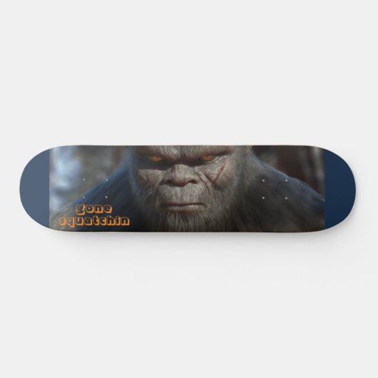 BIGFOOT SASQUATCH PORTRÄT CLOSE UPSkateboard Skateboard (Horizontal)