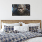 BIGFOOT SASQUATCH-PORTRATRAIN NAHEN BIS II LEINWANDDRUCK (Insitu (Schlafzimmer))