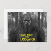 bigfoot, sasquatch, POSTCARD Postkarte (Vorne/Hinten)