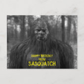 bigfoot, sasquatch, POSTCARD Postkarte (Vorderseite)
