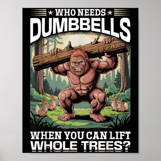 Bigfoot Sasquatch Poster (Vorne)