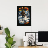 Bigfoot Sasquatch Poster (Heimbüro)