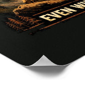 Bigfoot Sasquatch Poster (Ecke)