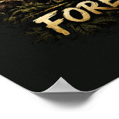 Bigfoot Sasquatch Poster (Ecke)