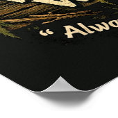 Bigfoot Sasquatch Poster (Ecke)