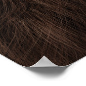 BIGFOOT SASQUATCH PROFILE-Poster Poster (Ecke)