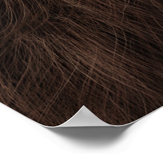 BIGFOOT SASQUATCH PROFILE-Poster Poster (Ecke)