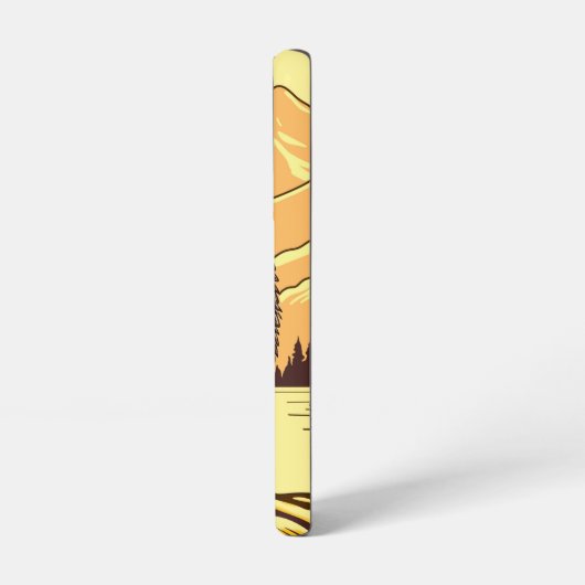 Bigfoot Sasquatch Retro Art Personalisiert Samsung Galaxy Hülle (Linke Seite)