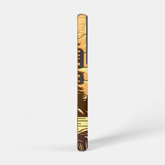 Bigfoot Sasquatch Retro Art Personalisiert Samsung Galaxy Hülle (Rechte Seite)