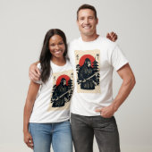 Bigfoot Sasquatch Samurai Katana T-Shirt (Unisex)