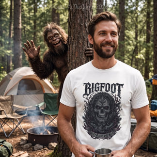 Bigfoot Sasquatch Schädel T-Shirt