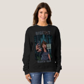 Bigfoot Sasquatch Selfie Sweatshirt (Vorne ganz)