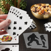 Bigfoot Sasquatch Spielkarten (In Situ)