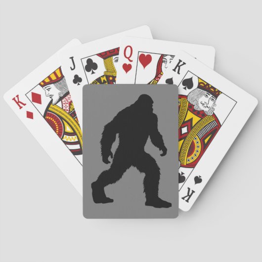 Bigfoot Sasquatch Spielkarten (Rückseite)