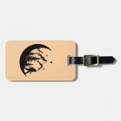 BigFoot Sasquatch Squatchy Forest Mountain QR Code Gepäckanhänger (Vorderseite horizontal)